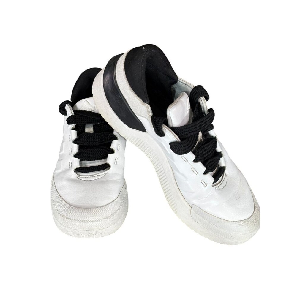 Adidas Womens White & Black Sneakers Size 7